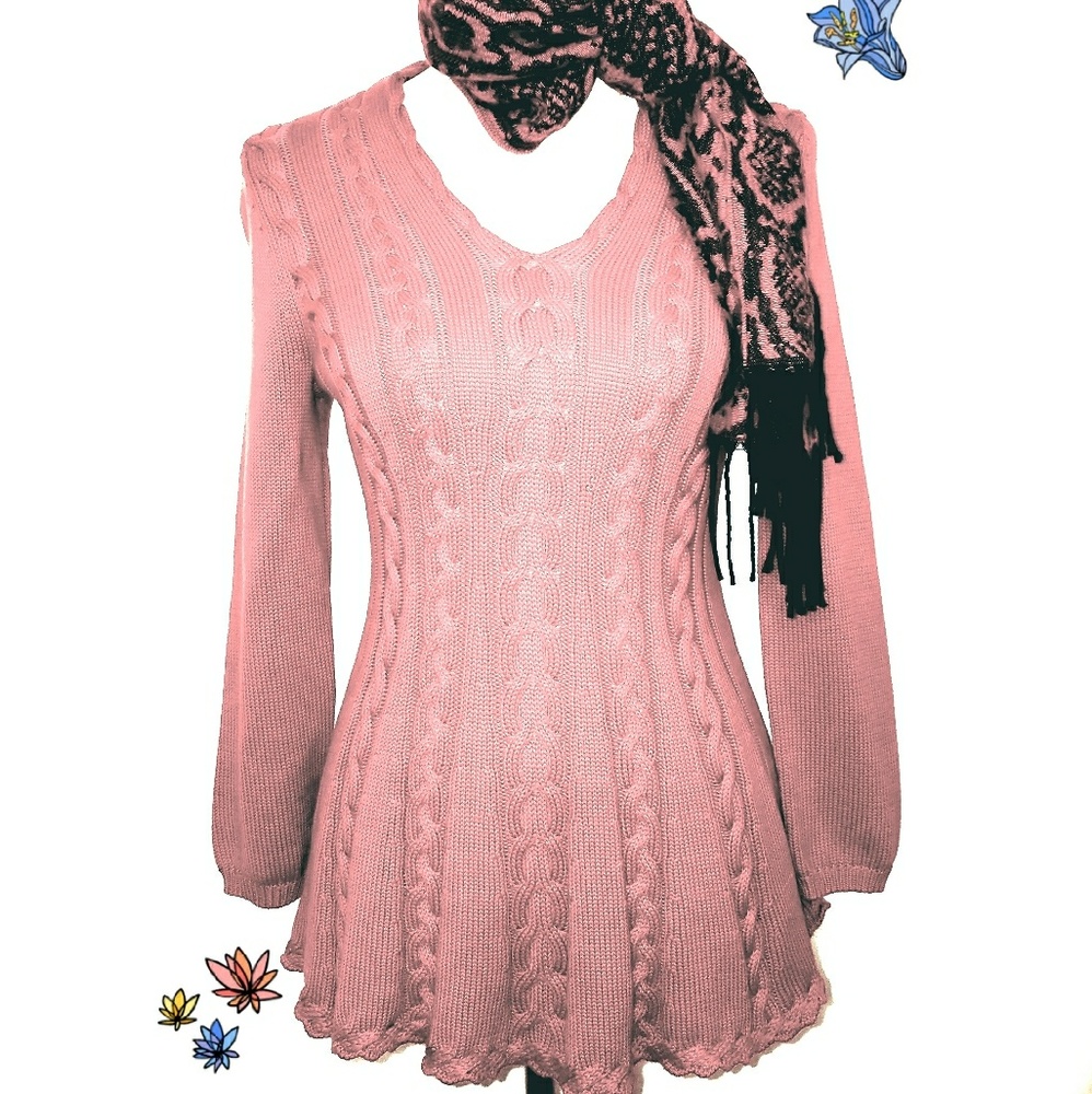 V-neck sweater